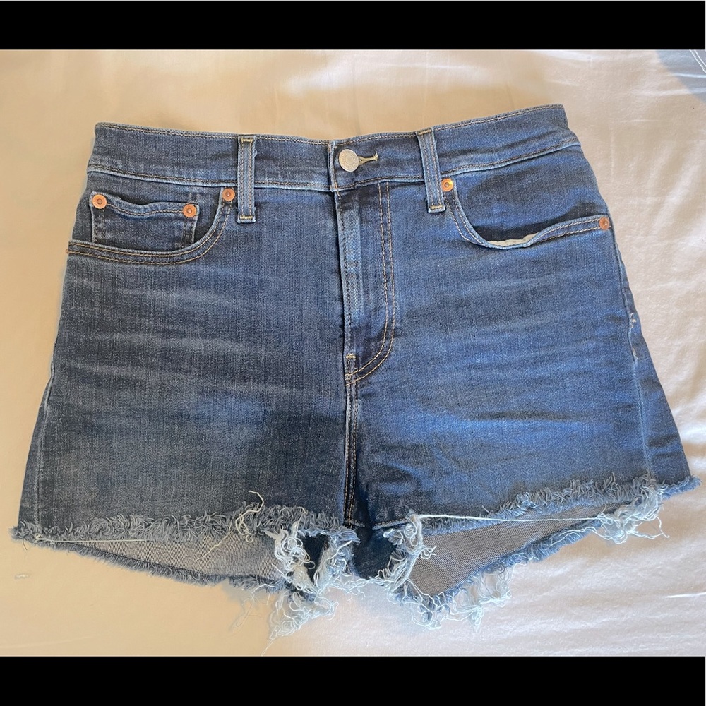 Levi’s High Waisted Jean Shorts
